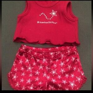 American Girl Place Red Pajamas